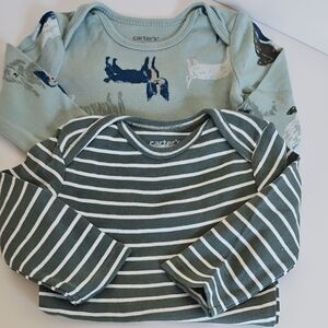 Carter's Long Sleeve Bodysuit Set 3m
